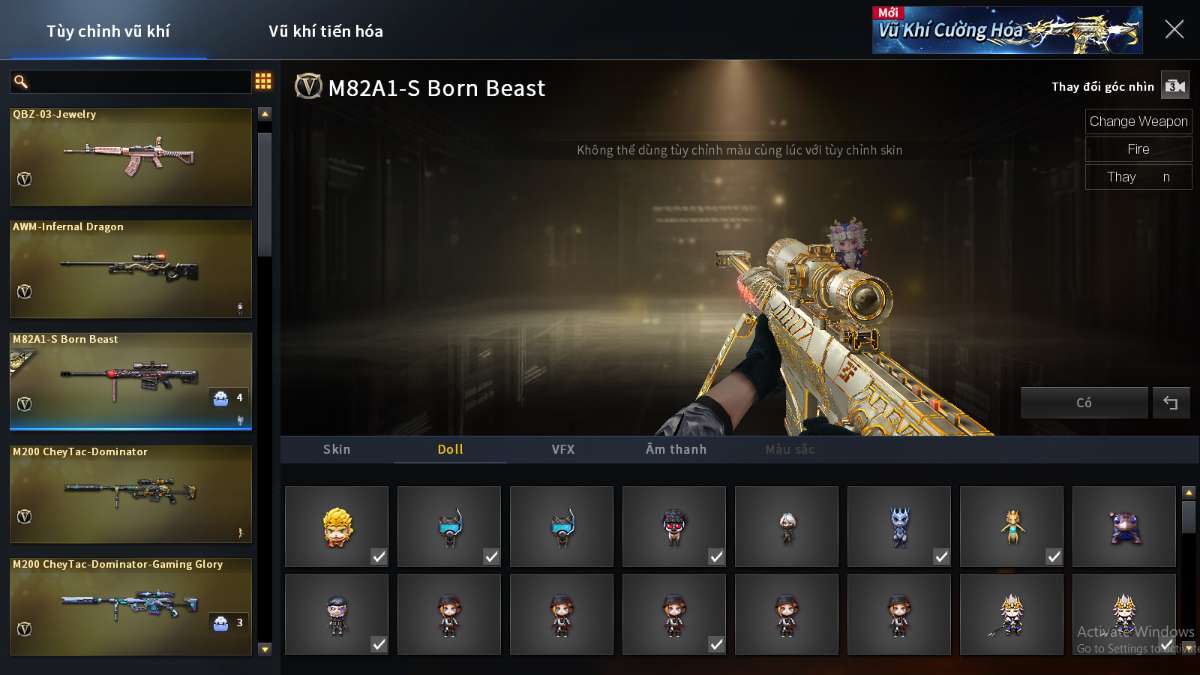 shop acc cf uy tin gia re